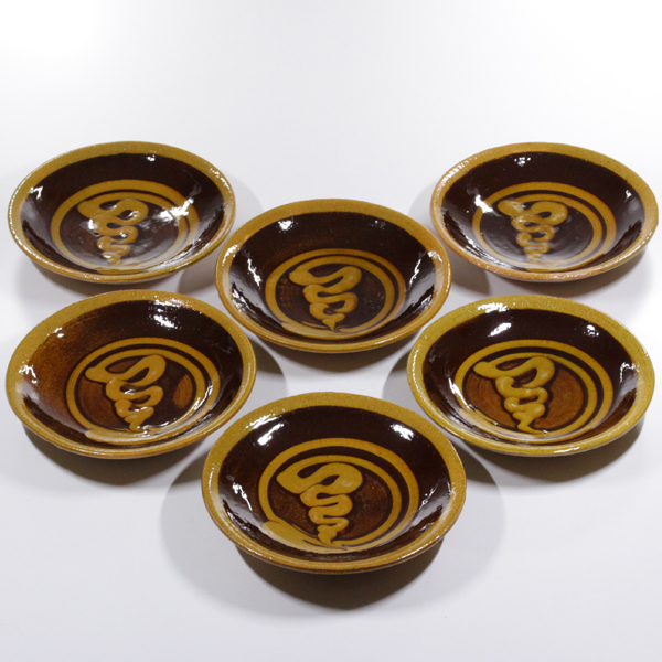 河井寛次郎 『流描皿』 共箱 民藝 - 瀧屋美術 -鎌倉の美術品専門店