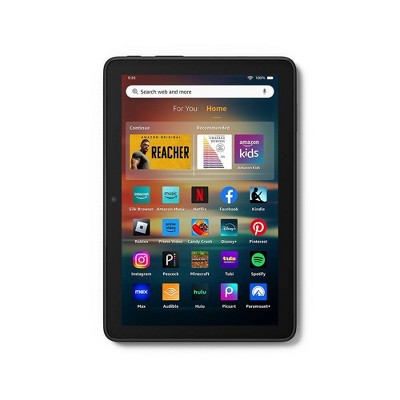 Amazon Fire HD 8 Tablet (2024) - Black : Target