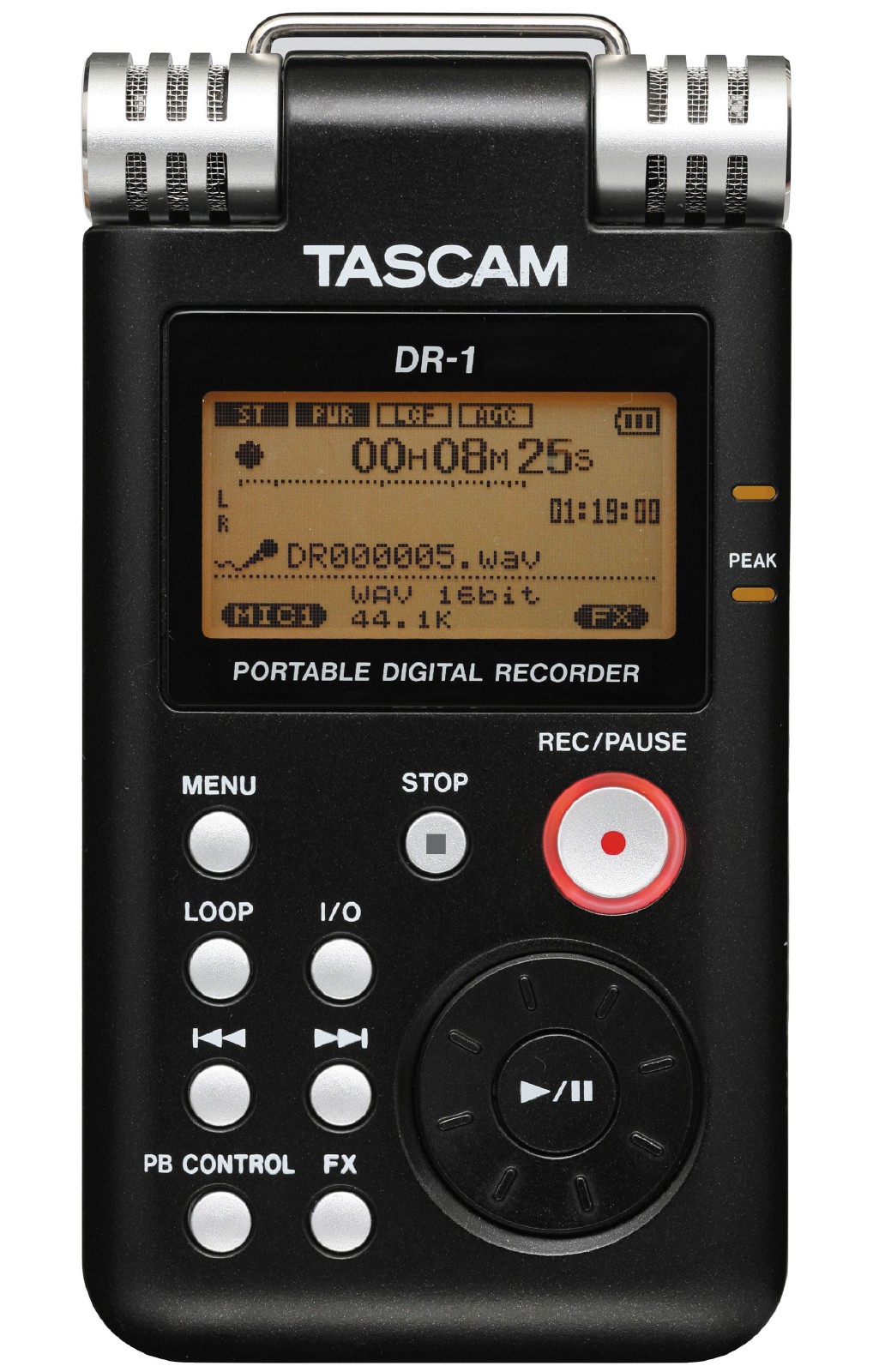 DR-1 | リニアPCMレコーダー（SD/SDHC） | TASCAM (日本)