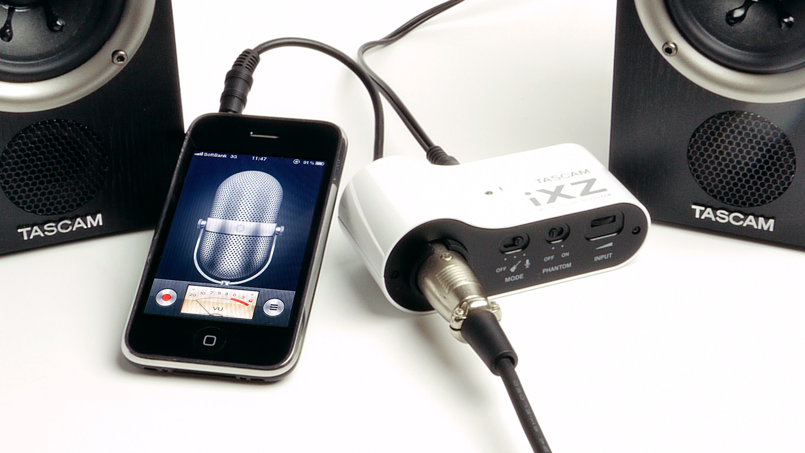 iXZ | iPad/iPhone/iPod touch/Androidデバイス用マイク/ギター