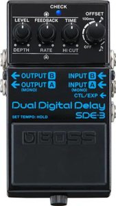 BOSS SDE-3～ヴィンテージ・デジタルディレイがコンパクトになって登場