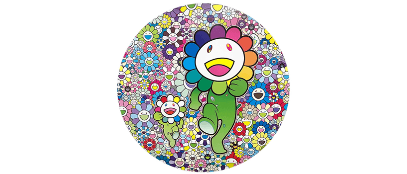 村上隆 お花の親子ラッタッタ！ ポスター 新品未開封 お花の親子