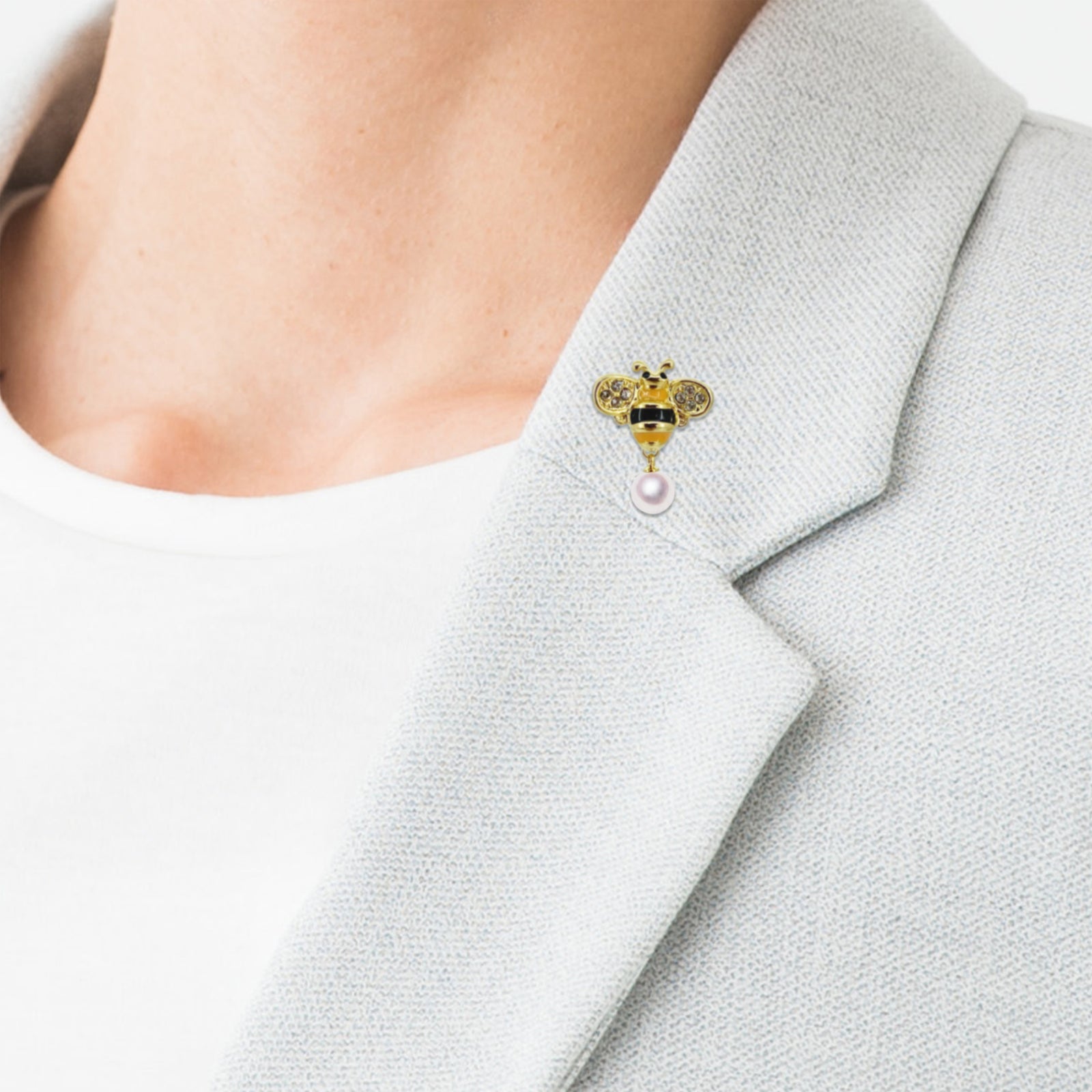 ピンブローチ 蜂 | Tensei Pearl Online Store 天成真珠 公式通販ショップ