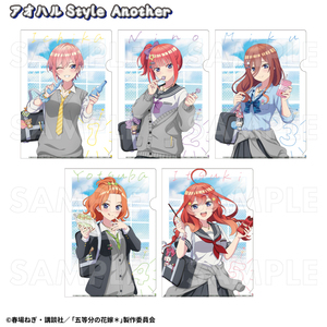 5点 五等分の花嫁 スチームパンク姿 クリアファイル バラ売りok 5