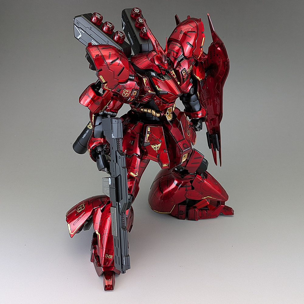 完成品] RG MSN-04 SAZABI [CLEAR COLOR] | テキトーオヤジノ墓 (旧