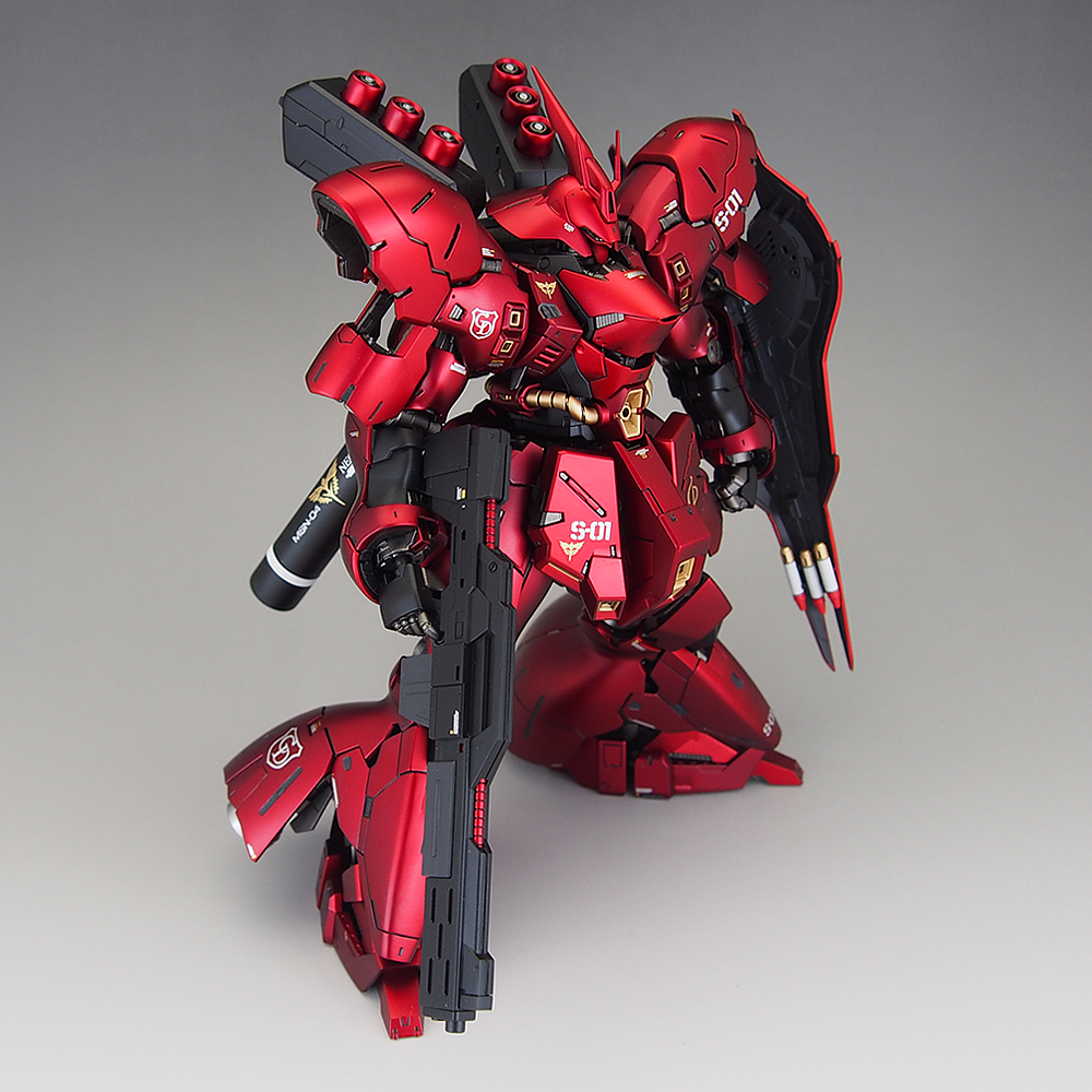 完成品] RG MSN-04 SAZABI | テキトーオヤジノ墓 (旧テキトーモケイ)