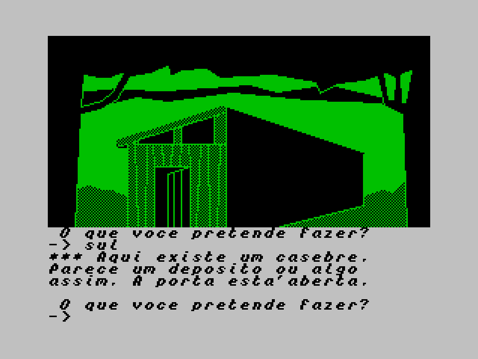 A Lenda da Gávea - ZX Spectrum graphic adventure - Teknamic Software