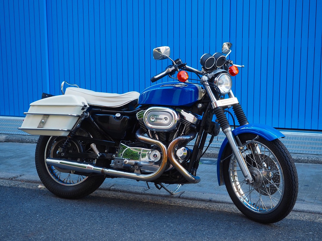 スポーツスター 純正 タンク 1997 883 ジャンク？ 水色