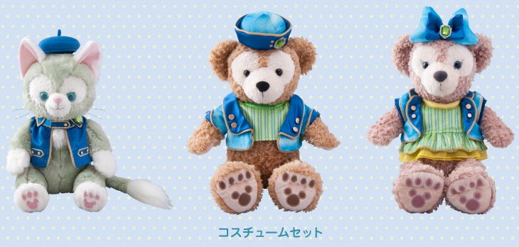 値下【まとめ売】ダッフィー シェリーメイ ジェラトーニ ぬいぐるみ