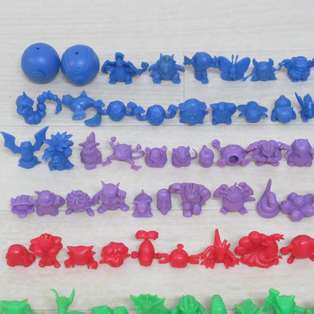 d*2様 ポケモン 鉛筆キャップフィギュア 136個 初期、クリア多数