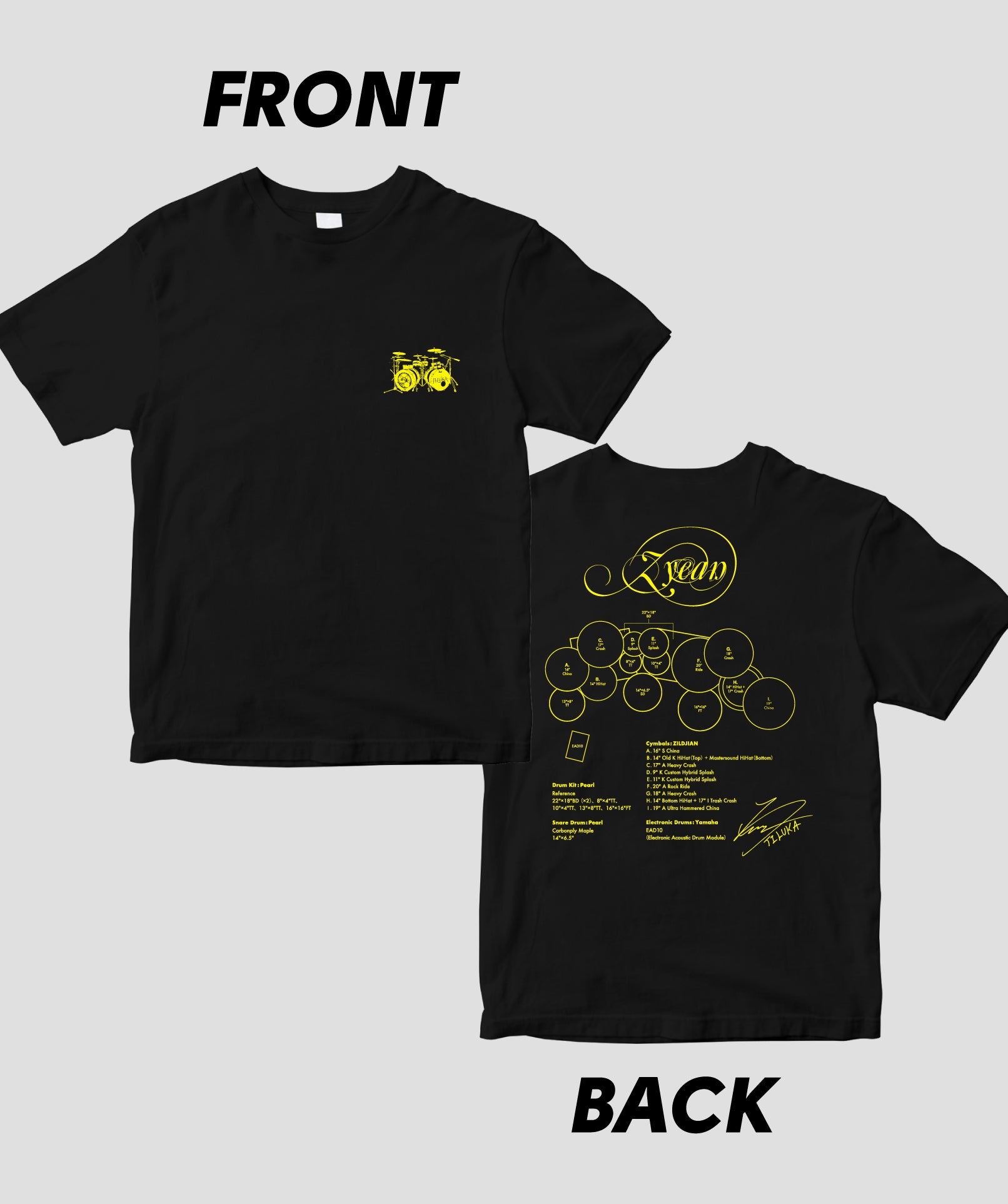 Drummer's Set Up Vol.37 Zyean［JILUKA］ – T-OD（株式会社リットー