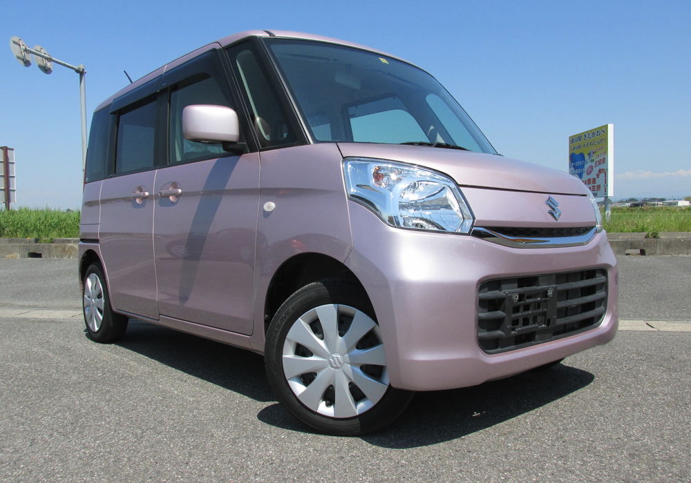 人気の軽ハイトワゴン！スズキ スペーシアG ピンク H28(2016)年