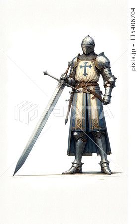 騎士 中世のイラスト素材 [115406704] - PIXTA
