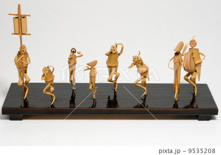 昭和 日本舞踊人形 阿波踊り 木札付き 4体セット レトロ 2026年最新