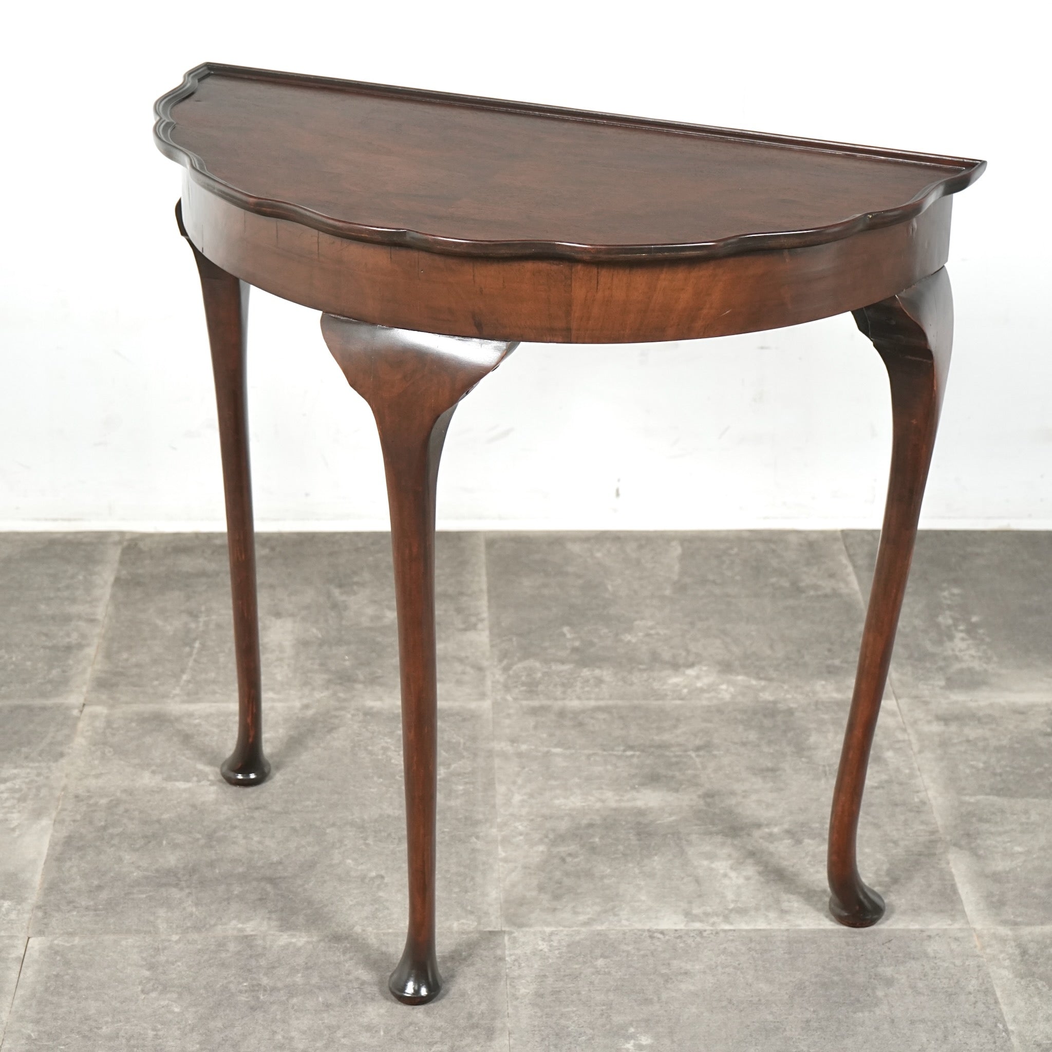 英国アンティーク コンソールテーブル(ハーフムーンテーブル) – TIME HYPE