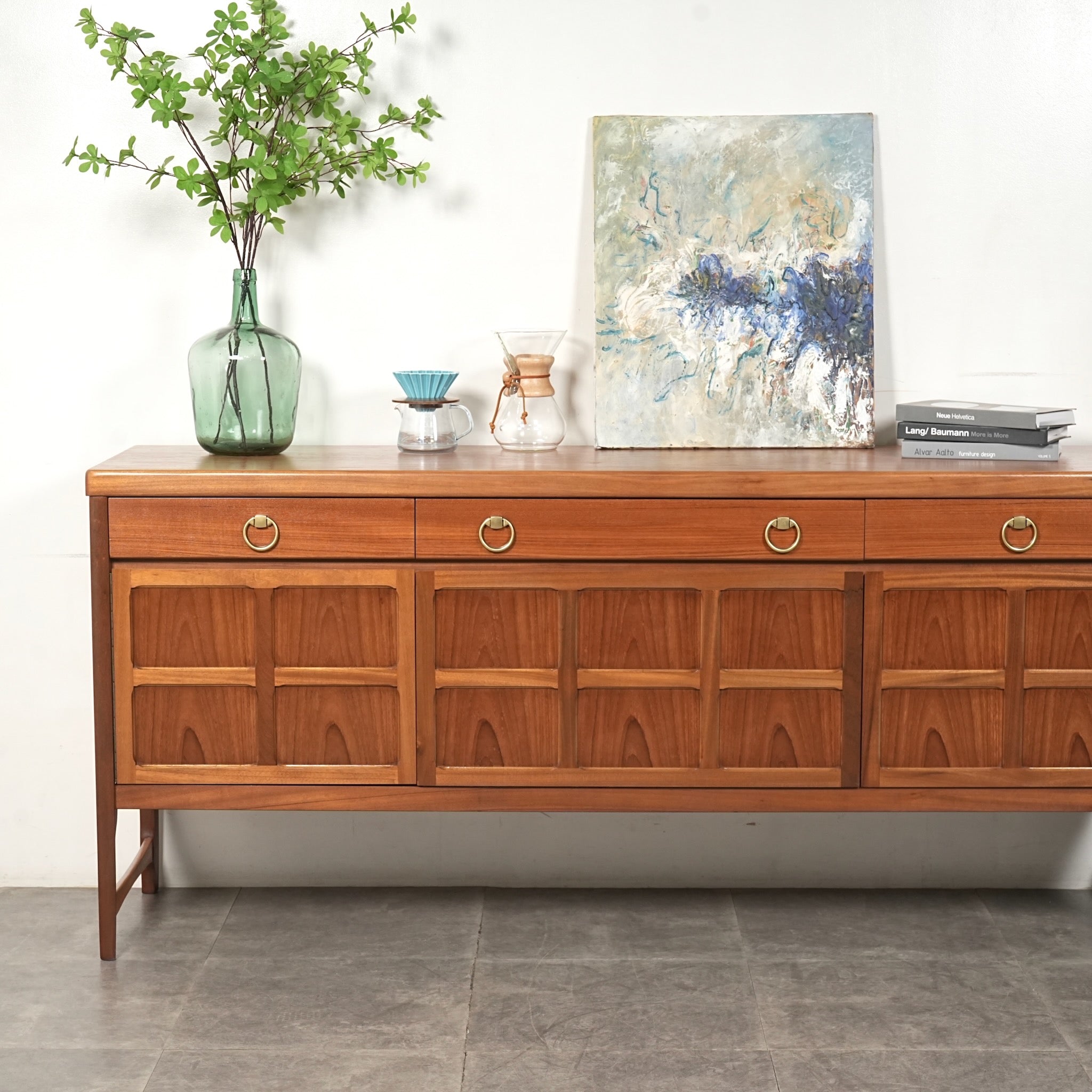 英国アンティークNathanネイサン製キャビネット/サイドボード(91-88