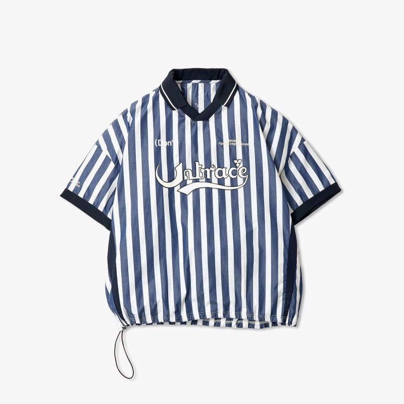 UNTRACE STRIPE FOOTBALL GAME SHIRT S/S - tity