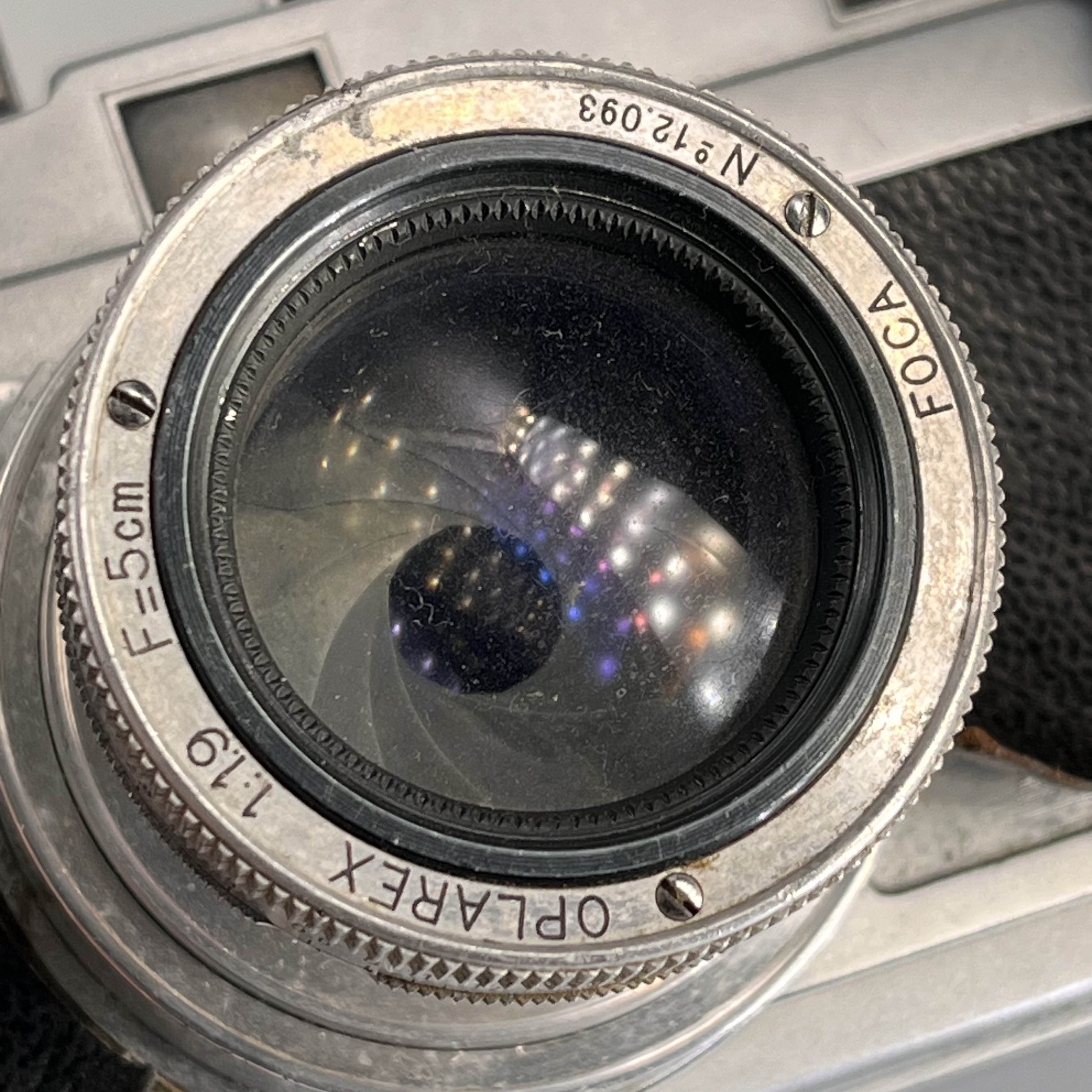 FOCA rangefinder OPLAREX 50mm f1.9 – TheVintageLensGuy