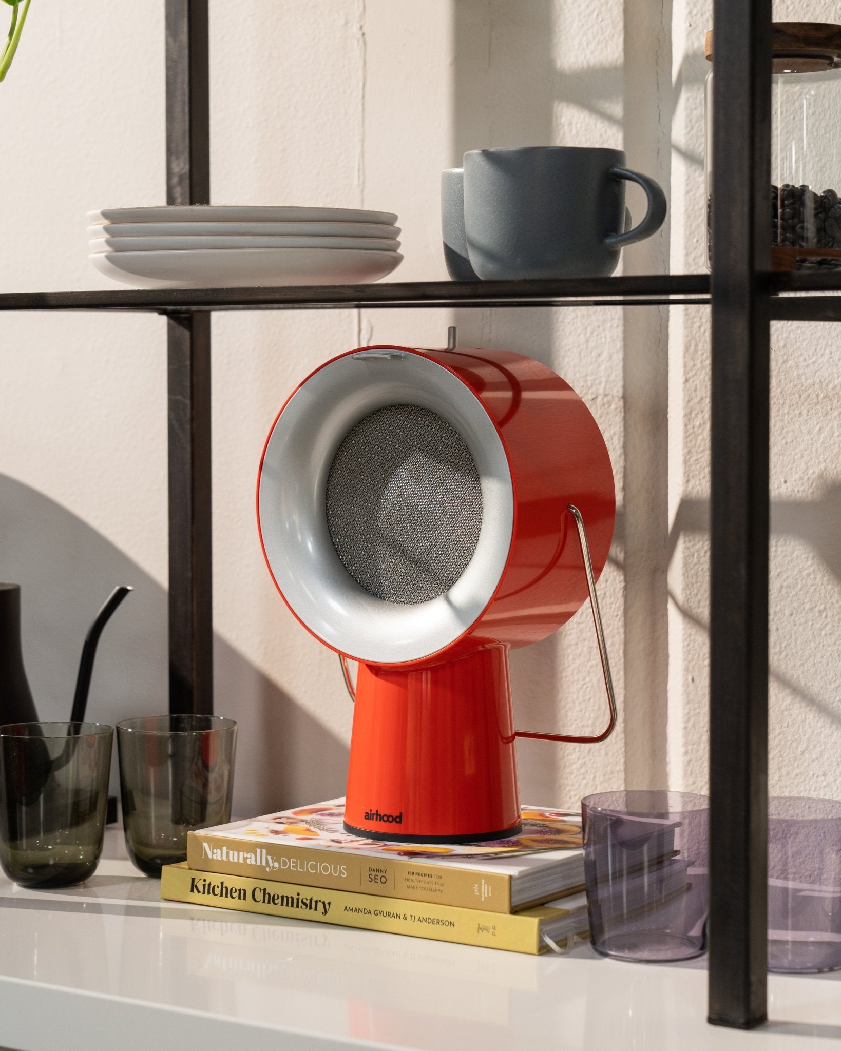 AirHood®| エアフード カドミウムオレンジ 有線タイプ【おうち焼肉に