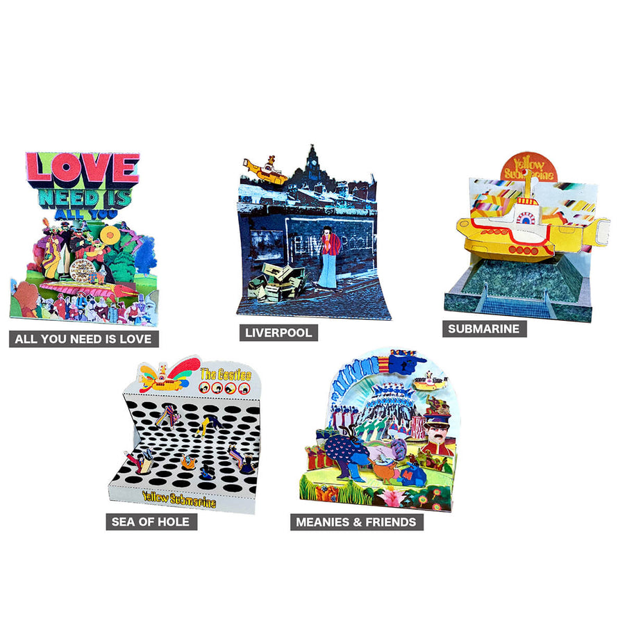 ビートルズ ペーパージオラマ（立版古）「アビイ・ロード」 BEATLES