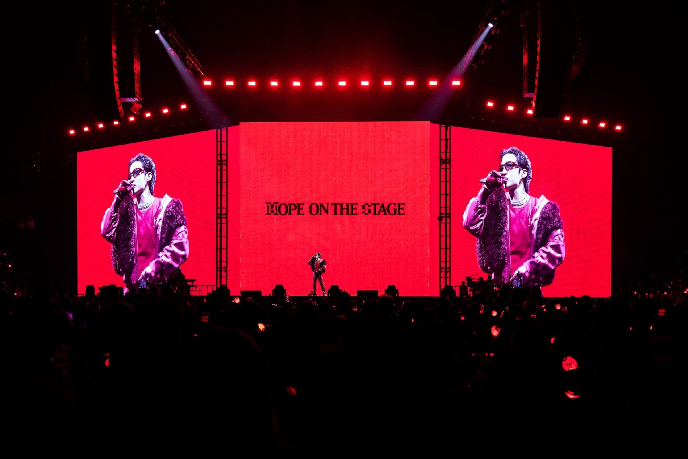 HOPE ON THE STAGE in JAPAN ジップアップフーディーL