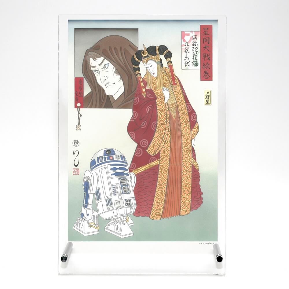 スター・ウォーズ』浮世絵シリーズ「星間大戦絵巻」和凧＆スタンド