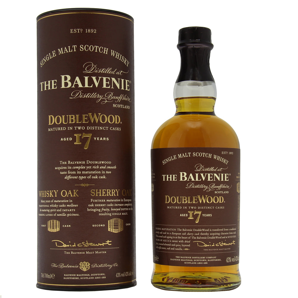 Buy The Balvenie DoubleWood 17 Year Old Scotch Whisky Online | The