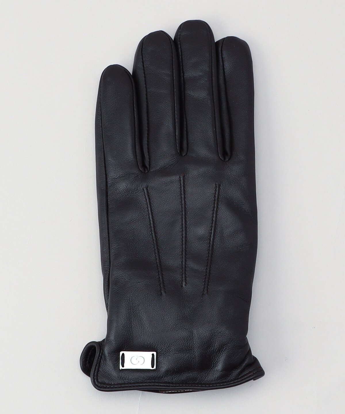 コムデギャルソン COMME des GARCONS ウールレザー 手袋 グレー