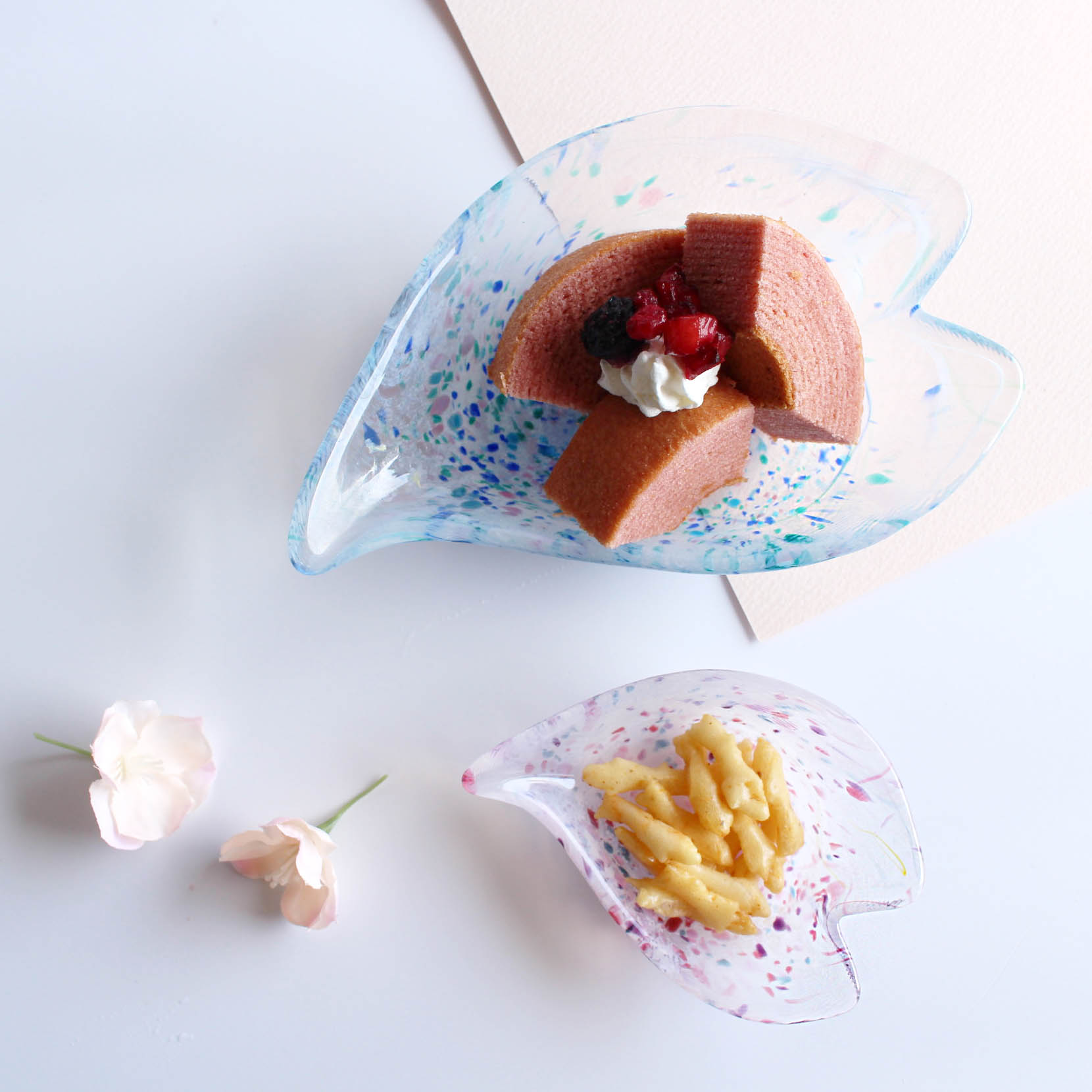 江戸硝子／うきよ／ヒラリ／豆皿／EG028 – 下町でつくるガラス雑貨