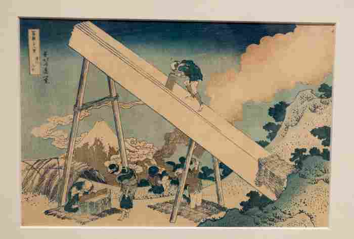 Three of Thirty Six Views of Mount Fuji