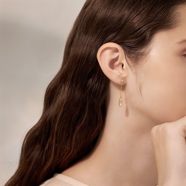 K10 /シルバー 4℃アクアゴールド ピアス | 152446253901 | 【公式