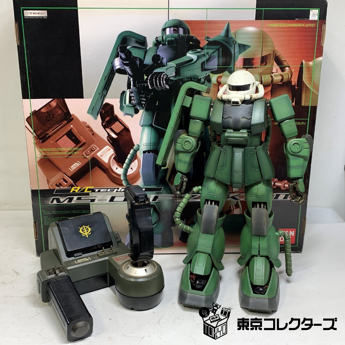 BANDAI R/Cテックロイド MS-06F ザクⅡ ラジコン ZAKU II バンダイ 元