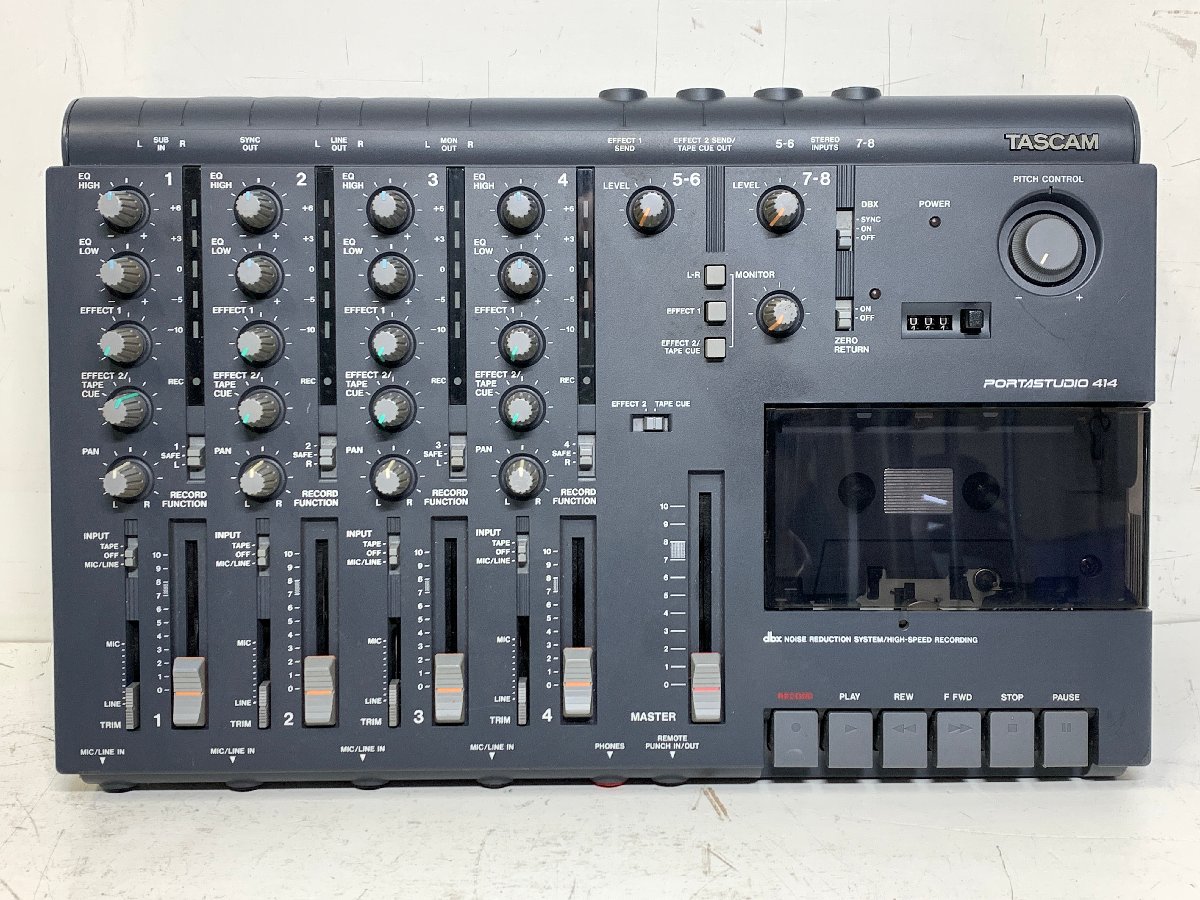 完品】Tascam 414 タスカム カセット MTR TASCAM PORTASTUDIO 414 MTR