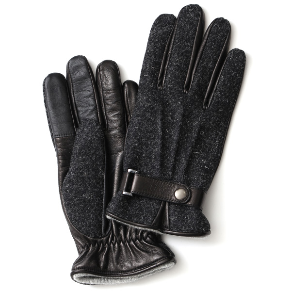 東京ヒマワリ / KURODA(クロダ) ハリスツイード ベルト付き 羊革