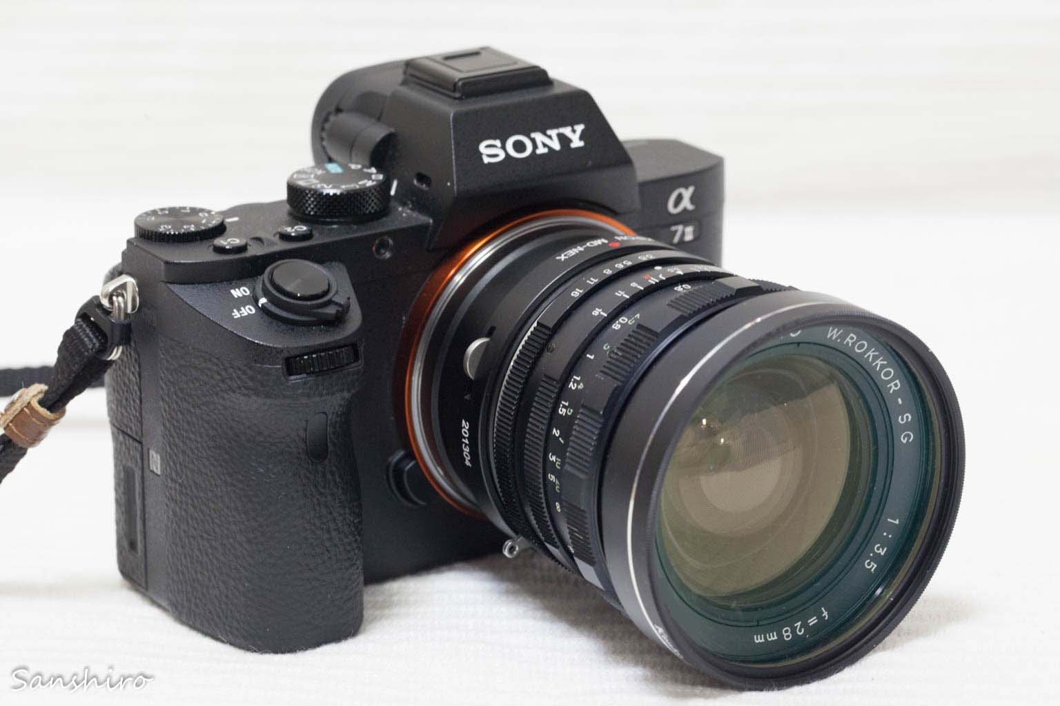 コニカ Konica W.Rokkor-SG 28mm f3.5 #1960 MINOLTA W.ROKKOR-SG 28mm
