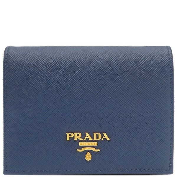 プラダ 二つ折り財布 財布 レディース サフィアーノ メタル SAFFIANO