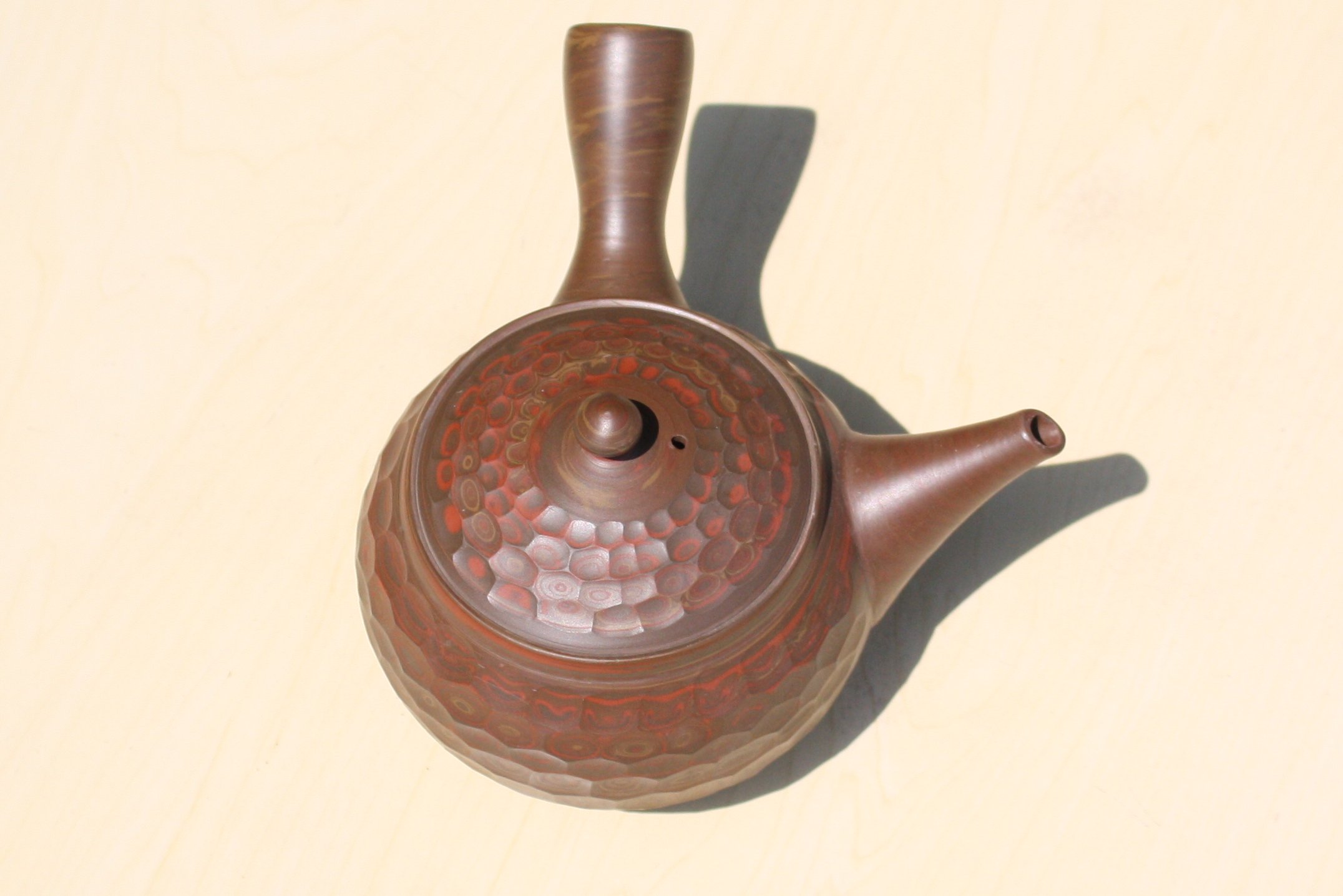 常滑焼 練込網目カット文急須 2個セット 小西友仙作 常滑焼 練込網目