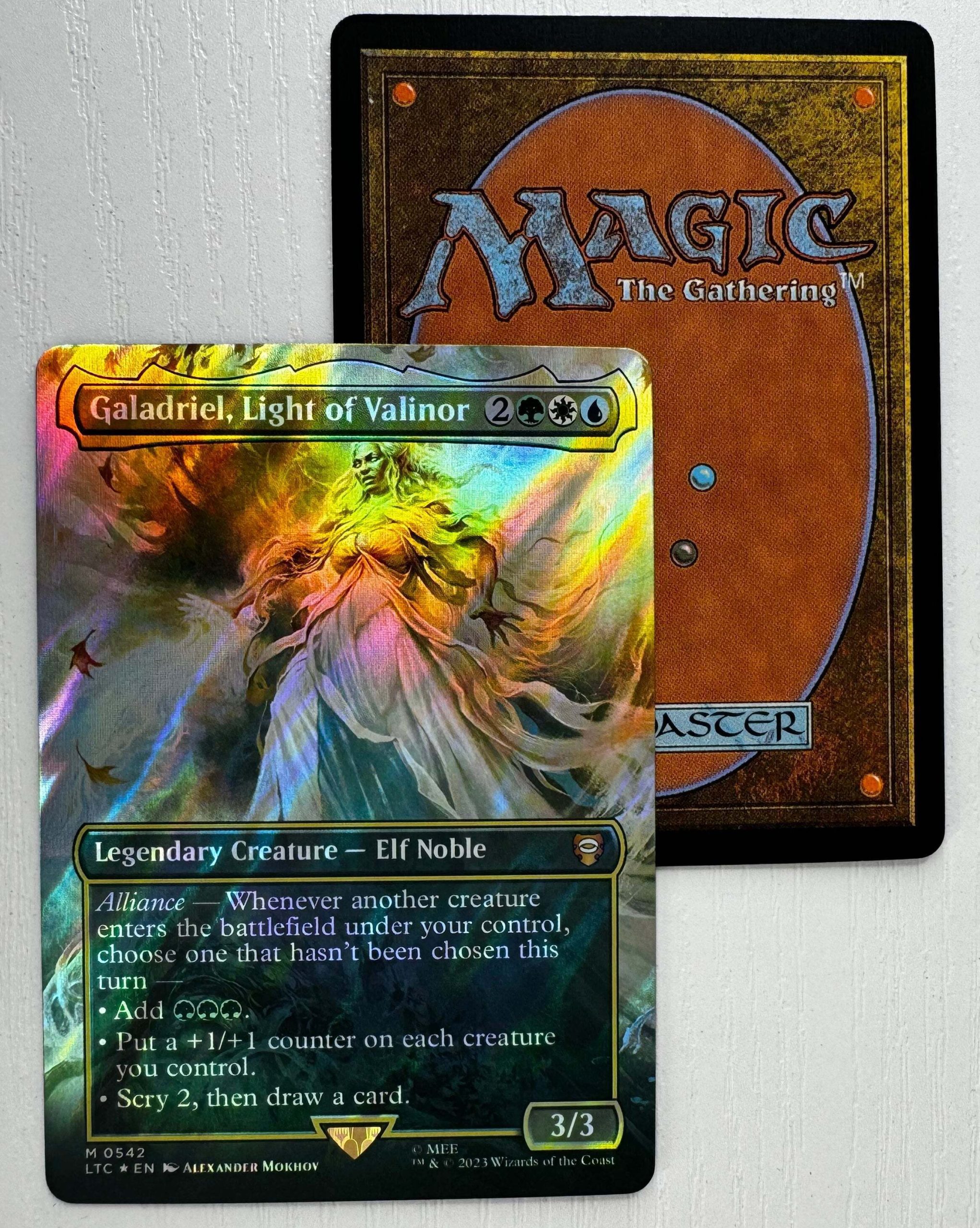 指輪物語Galadriel, Light of Valinor サージfoil 指輪物語Galadriel