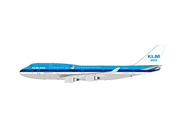 KL 国旗カット B747-400M KLMオランダ航空 Aviationtag KL 国旗カット