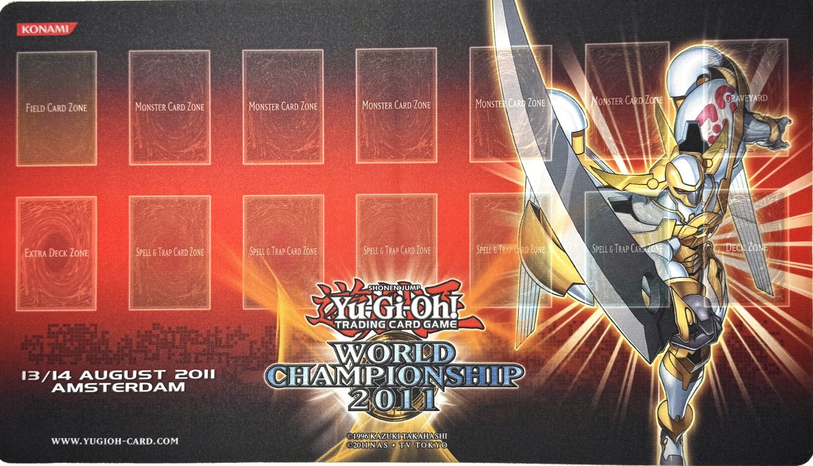 遊戯王 公式 プレイマット No.39 希望皇ホープ WCS 2011 開封済