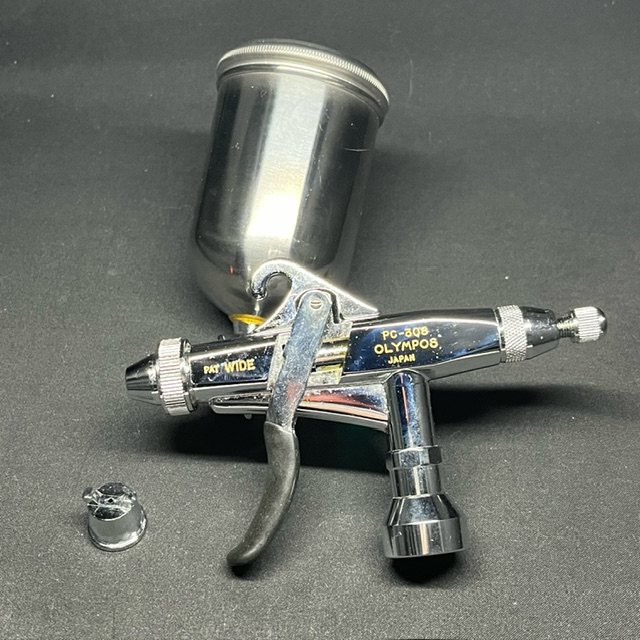 オリンポス エアブラシ エアーブラシ 0.3㎜ Wアクション 新品購入後