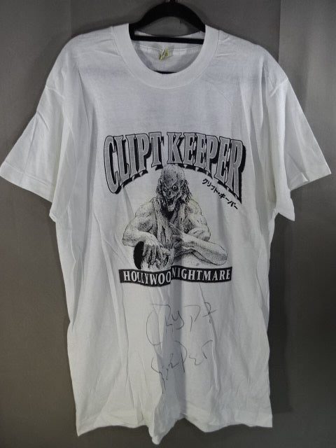 直筆サイン入り】クリプト・キーパー イラスト Tシャツ①(IWA