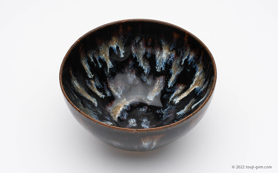玳玻天目 鼈甲盞 – Tortoiseshell Tenmoku | 陶磁オンライン美術館ー
