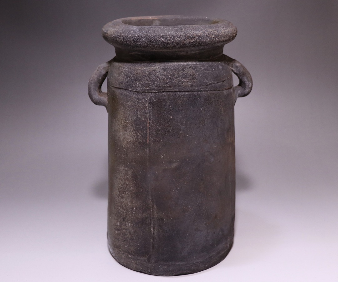 茶道具 印部 旅枕掛花入 伊勢崎満 茶道具 印部 旅枕掛花入