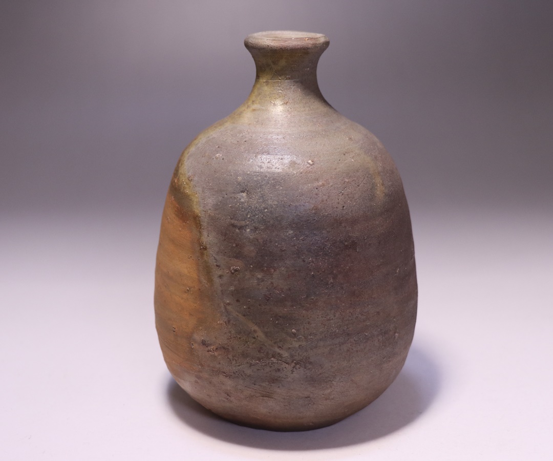 備前焼作家 人間国宝 山本陶秀 山本陶秀 作 「備前徳利」 ～備前焼専門