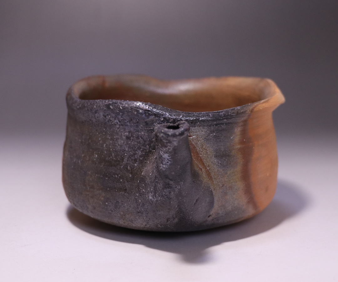 作家物・備前焼中村真作備前片口☆(箱なし) 中村 真 作 「備前窯