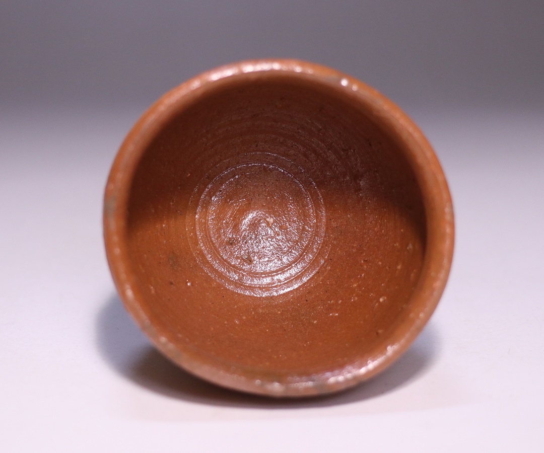 専用 人間国宝 藤原啓 緋襷酒杯 M327 専用 人間国宝 藤原啓 緋襷酒杯 M327