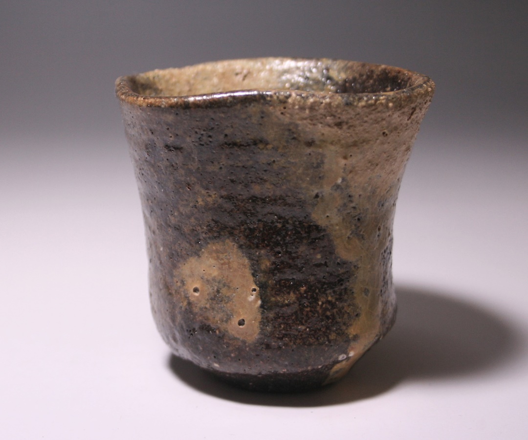 本物保証 安倍安人 緋襷備前鉢 (検索 古備前 金重陶陽 原田拾六 備前焼