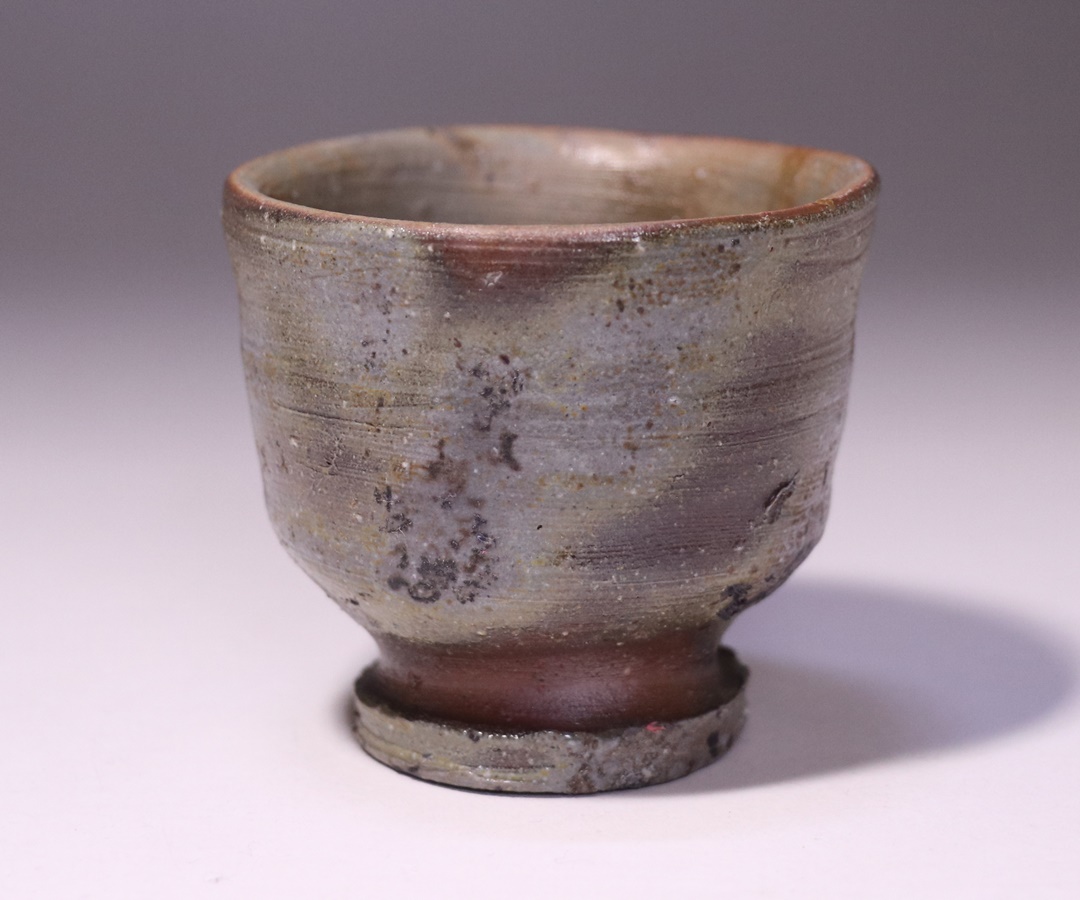 藤原 建 作 「備前馬上盃」 ～備前焼専門卸小売店 川口陶楽苑～