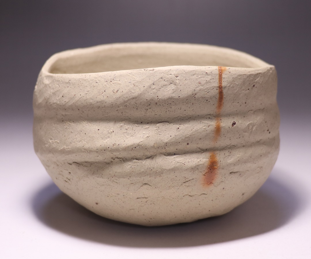 029 金重有邦 ぐい呑 備前焼（共箱なし）県指定重要無形文化財保持者